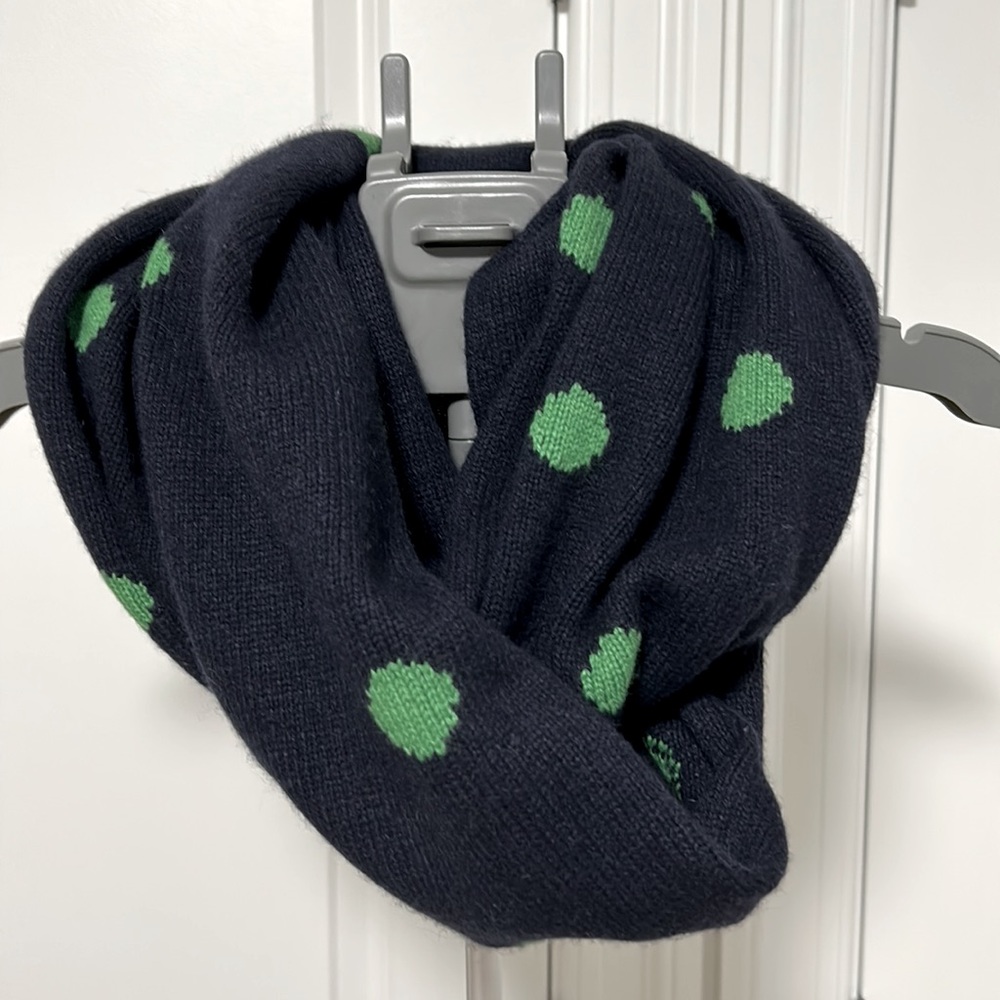 J.Crew Women’s Infinity Scarf Navy/Green